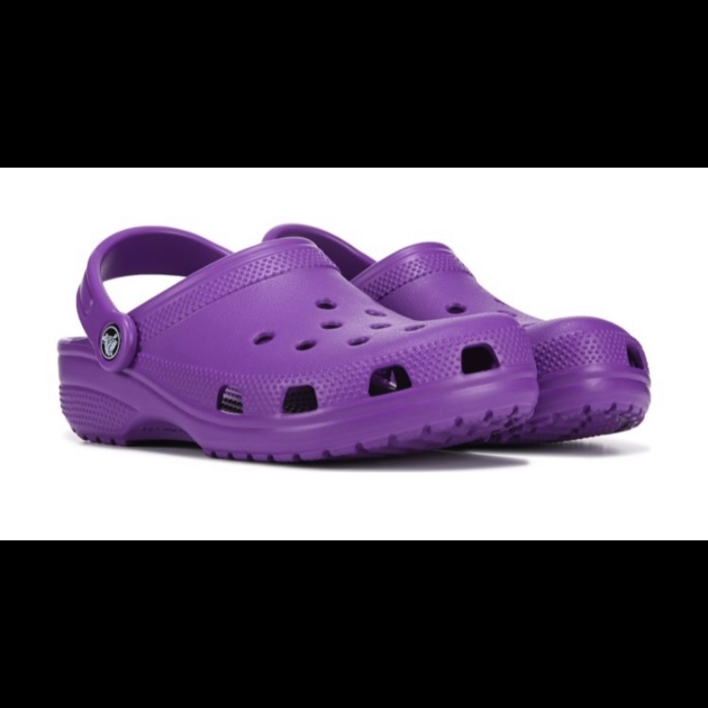 Purple Crocs Clogs